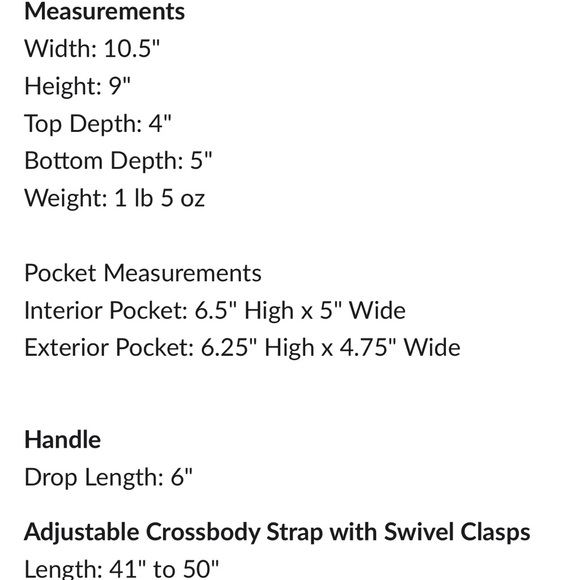 EUCC - Portland Leather Goods - Lola Crossbody Tote - Night Owl - Picture 7 of 7